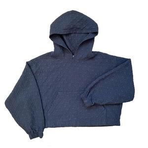 NEW CURATOR SF women's quilty hoodie in cosmos